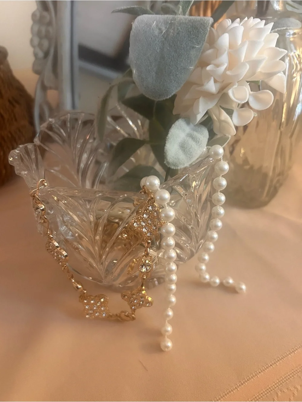 50%offw❤️ Crystal Treasury Noritake  Lead Crystal Germany Crystal Bowl